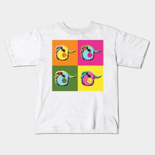 Birdy Warhol Screm Blocks Kids T-Shirt